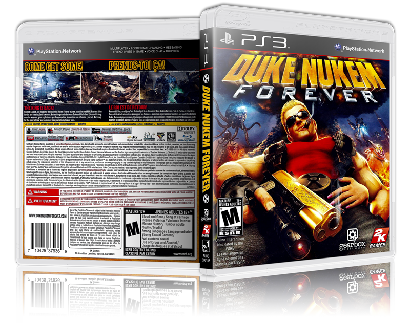 Cover art for video game Duke Nukem Forever