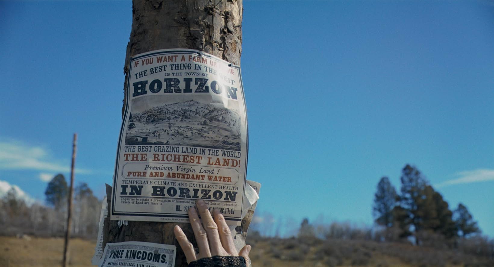 Poster calling for settlers in the new town of Horizon, Arizona.