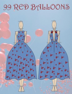 Diseiye Thompson's Scrub Dress sketch.