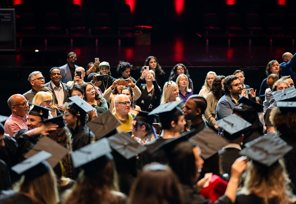 families taking photos
