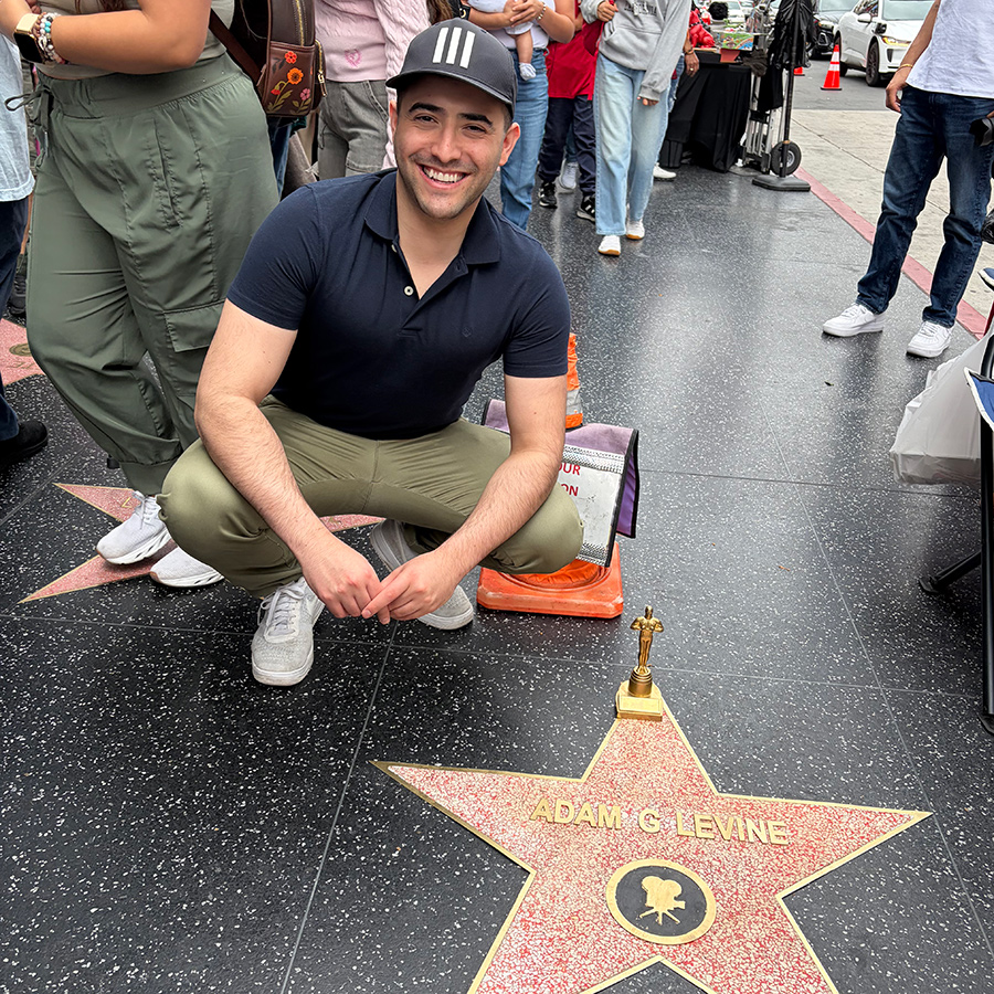 Adam Levine star on Hollywood Walk of Fame